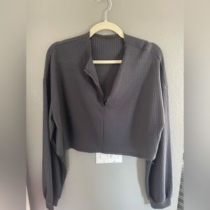 Large. Cropped long sleeve